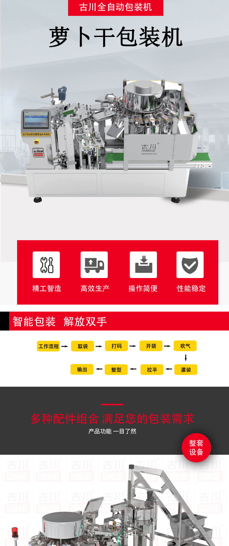 蘿卜干包裝機